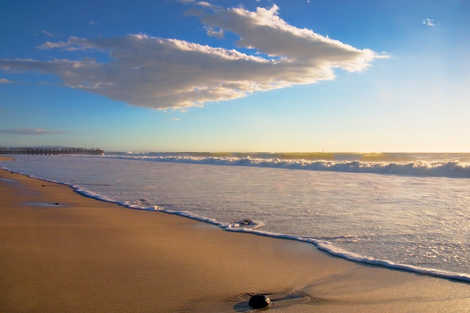 Dockweiler Beach in Los Angeles