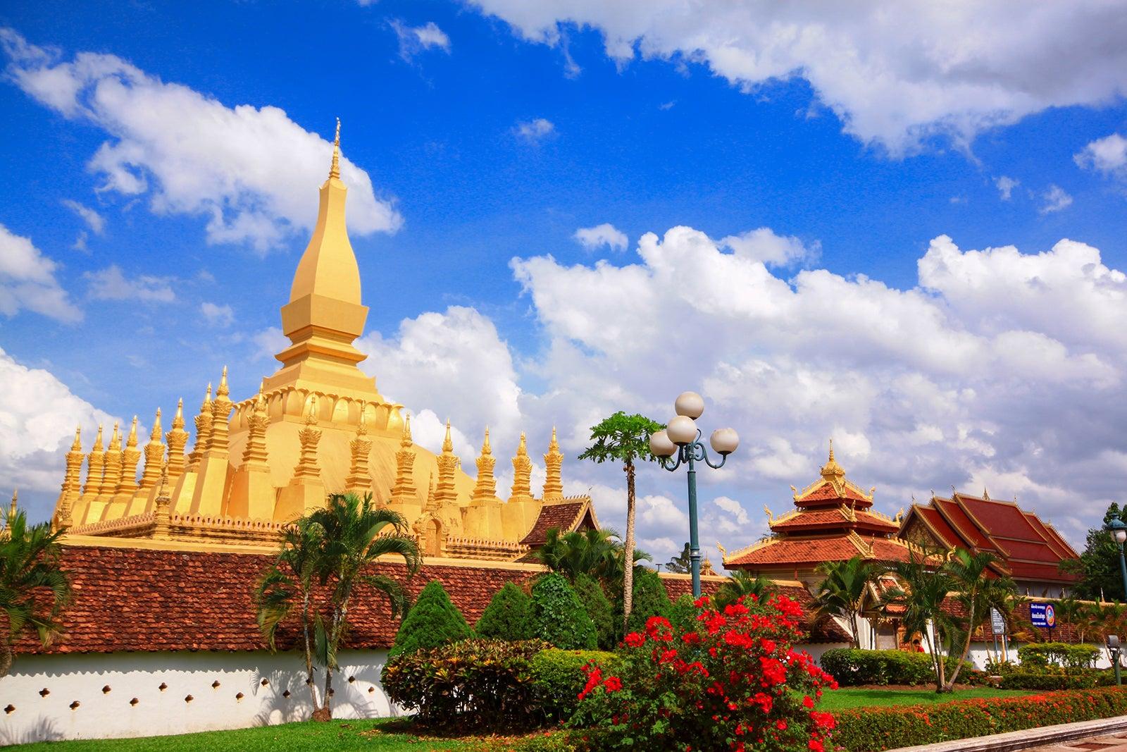 Pha That Luang in Vientiane