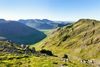 Scafell Pike en el Distrito de los Lagos, Inglaterra
