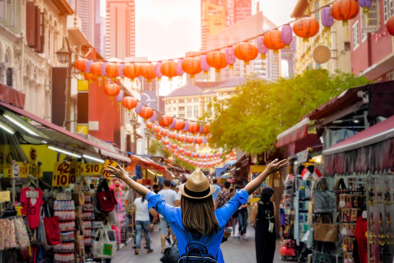Chinatown Street Market in Singapore