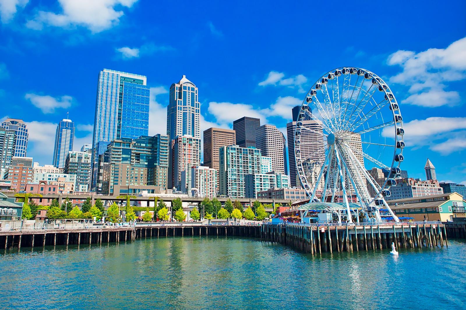 Seattle skyline.