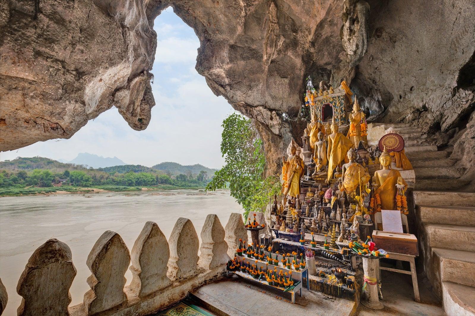 Pak Ou Caves near Luang Prabang