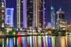 Gold coast city view at night.