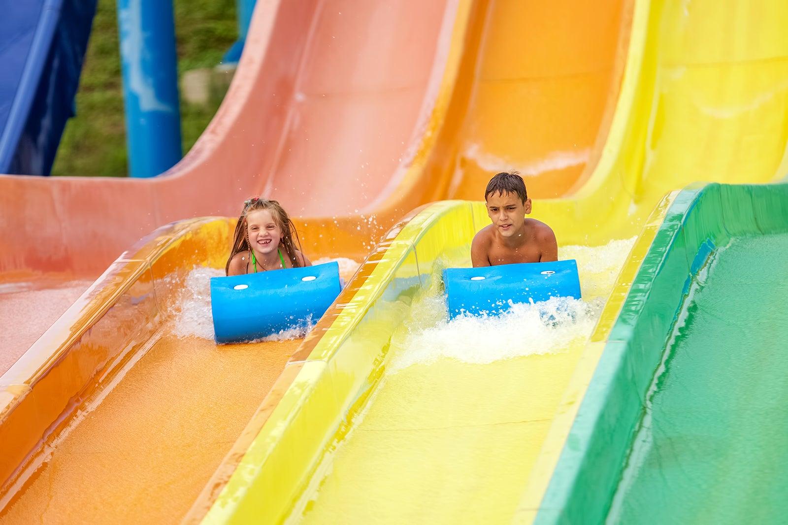 Hurricane Harbor Splashtown in Houston