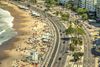Avenida Atlântica no Rio de Janeiro