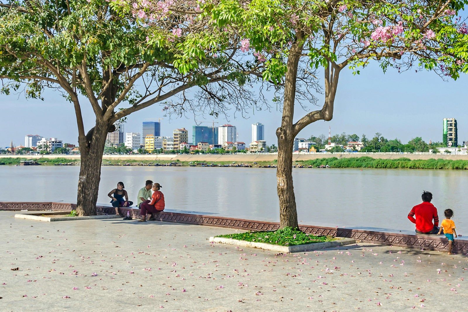 Sisowath Quay in Phnom Penh
