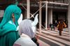 See Cosplay characters at Jingu Bridge in Harajuku
