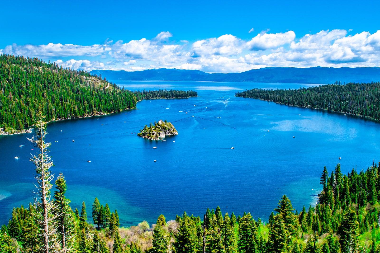 Lake Tahoe in USA