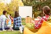 Watch a movie at the open-air cinema