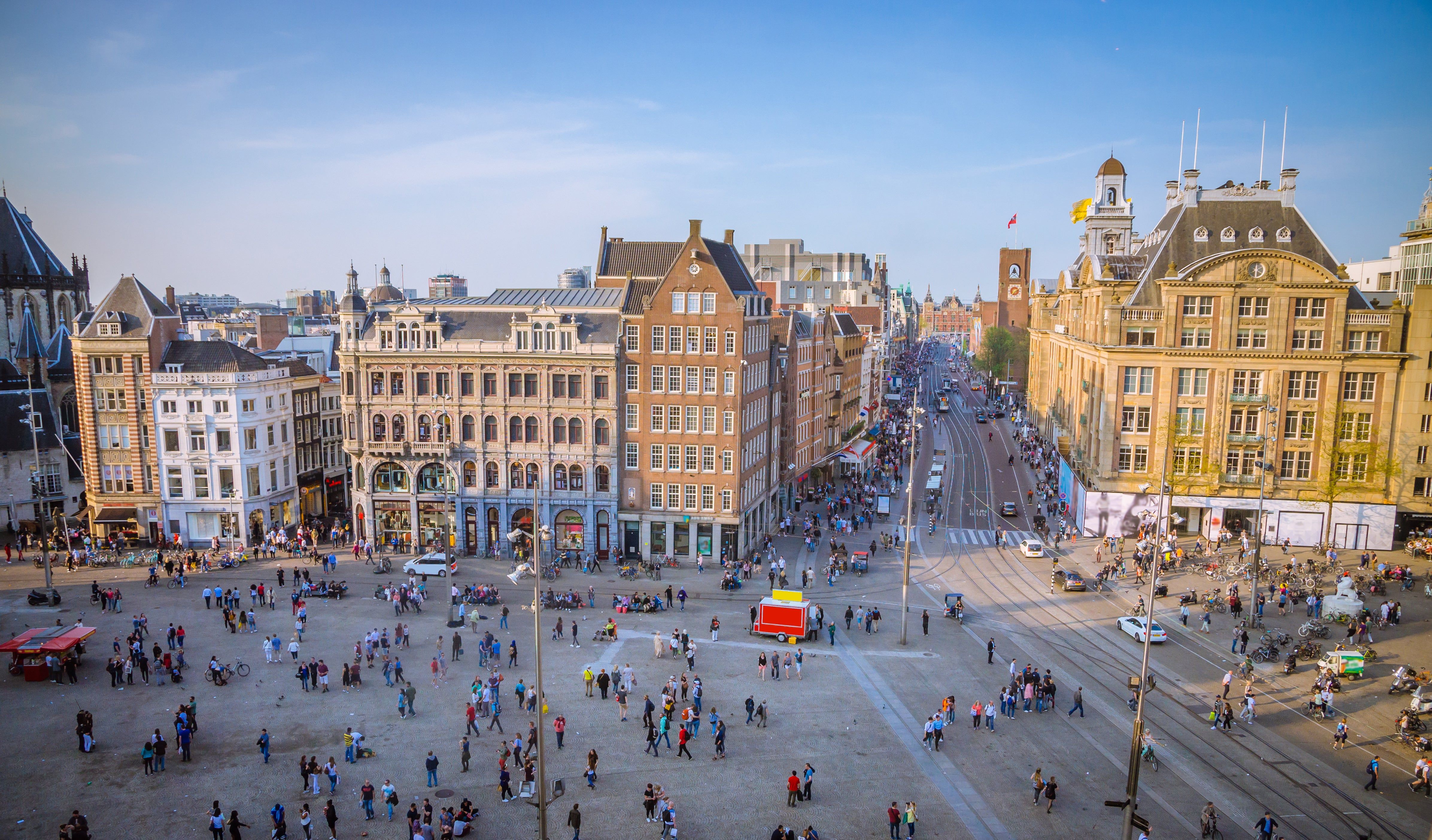 Dam Square in Amsterdam