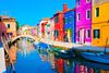 Burano in Venice, Italy