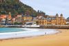 La Concha Beach in San Sebastian