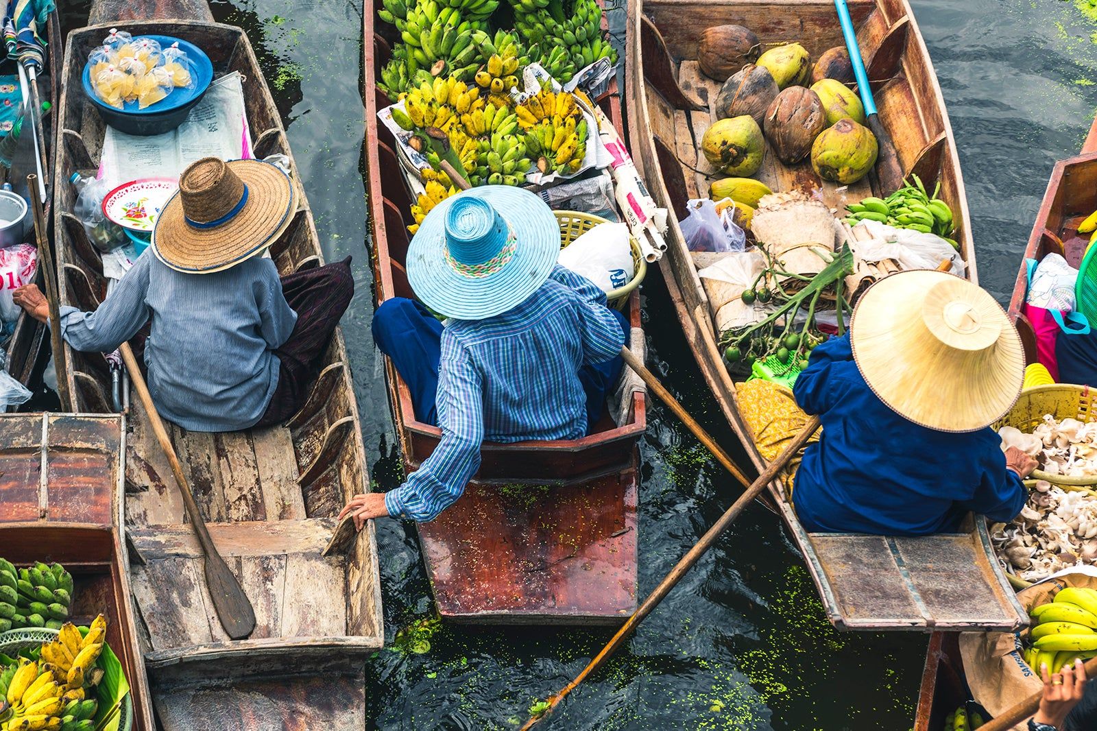 Khlong Lat Mayom Floating Market Near Bangkok