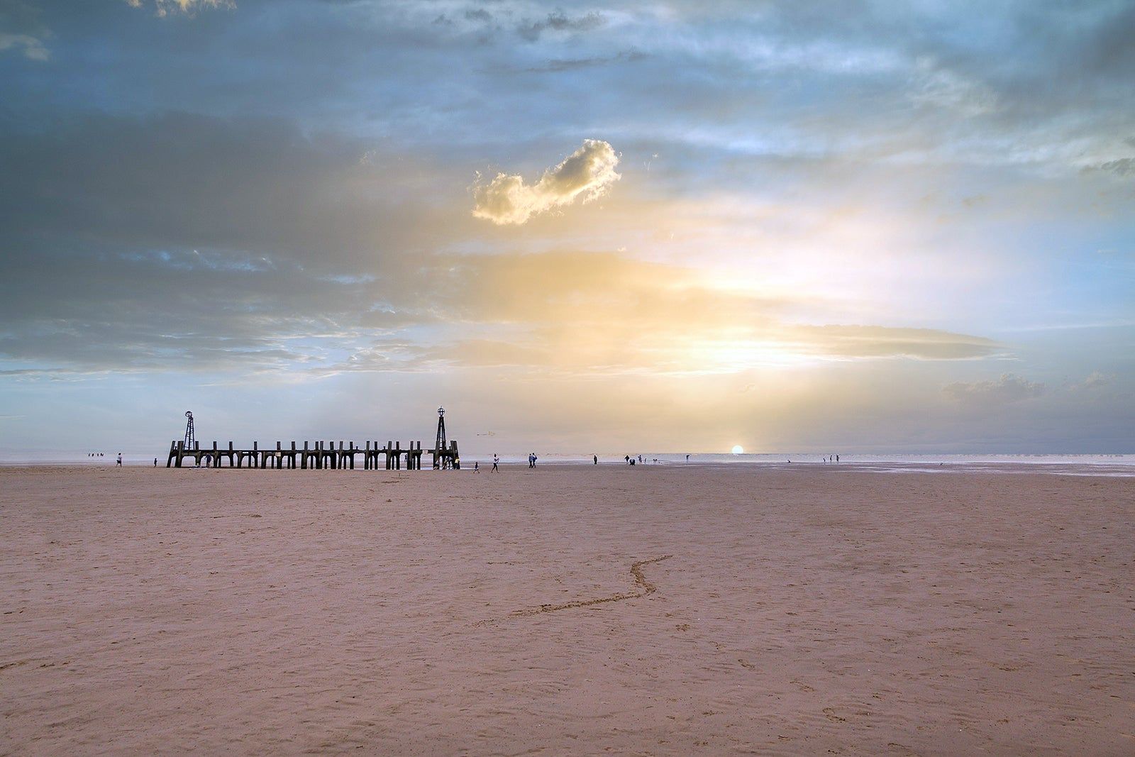 St. Anne’s Beach near Blackpool