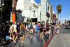 Tourists visiting the Hollywood Walk of Fame