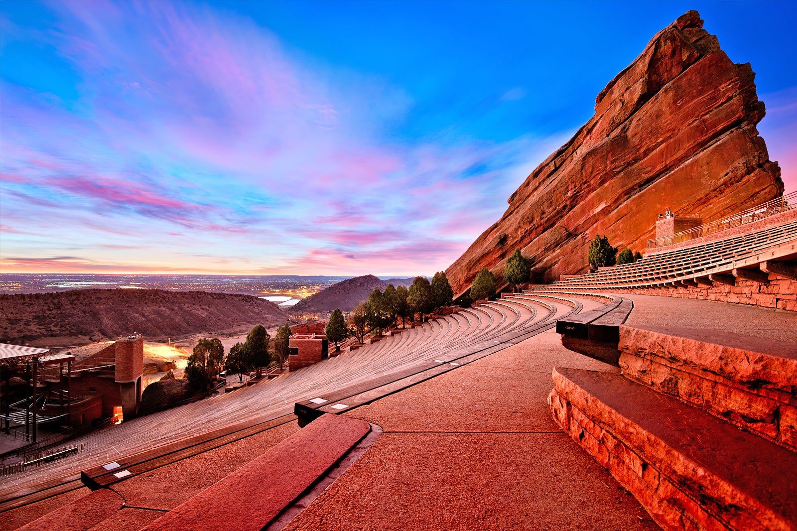 Red Rocks Park and Amphitheatre in Colorado