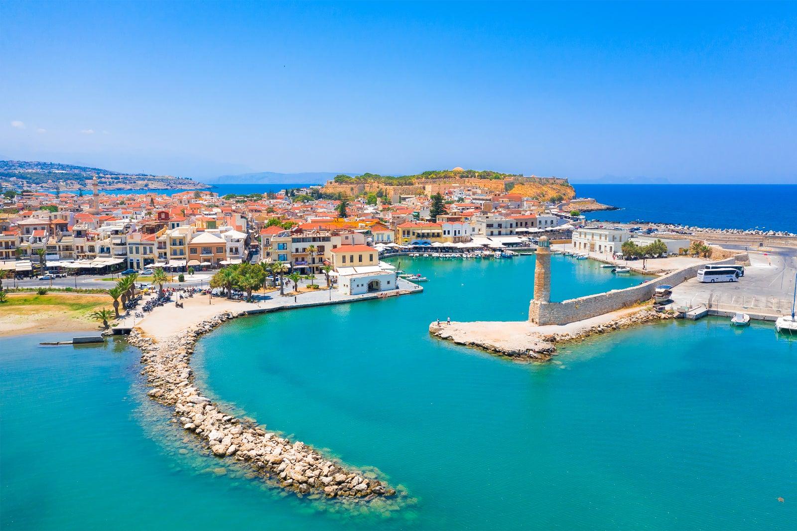 Rethymno (Rethimno) in Crete Island, Greece