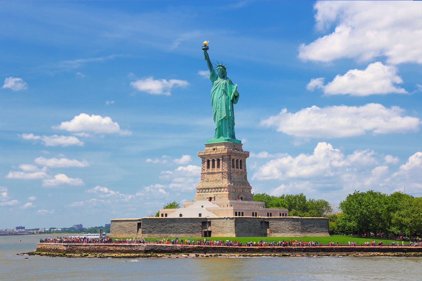 The Statue of Liberty in New York