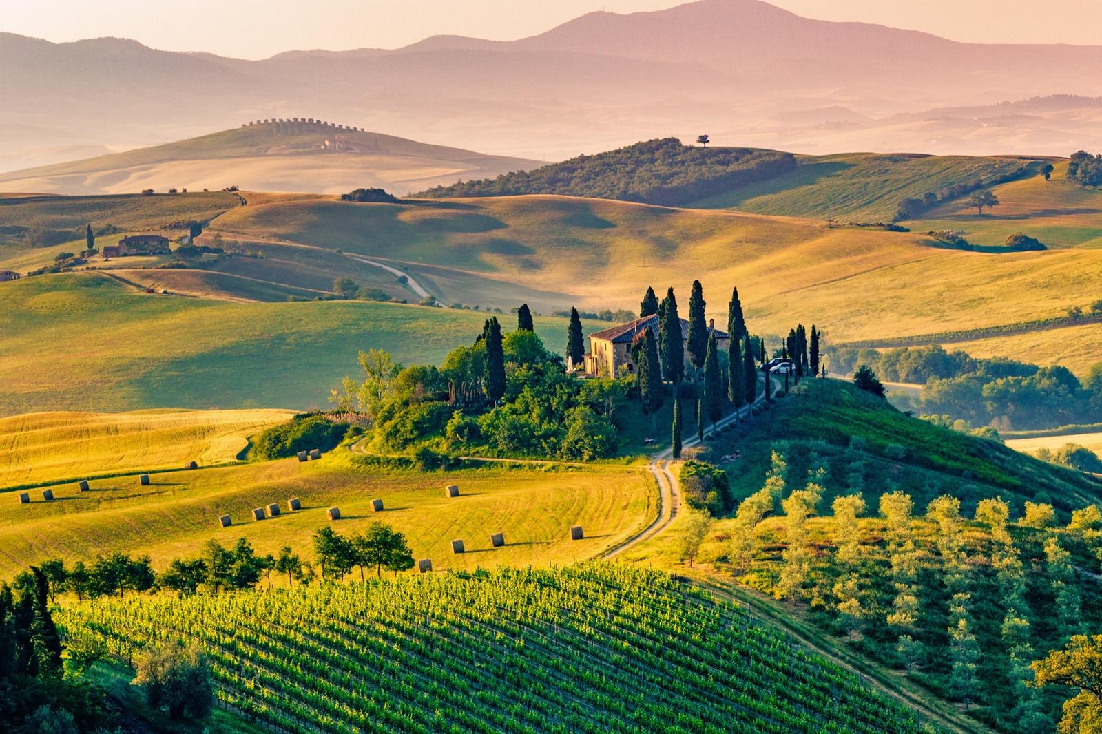 Tuscany in Italy