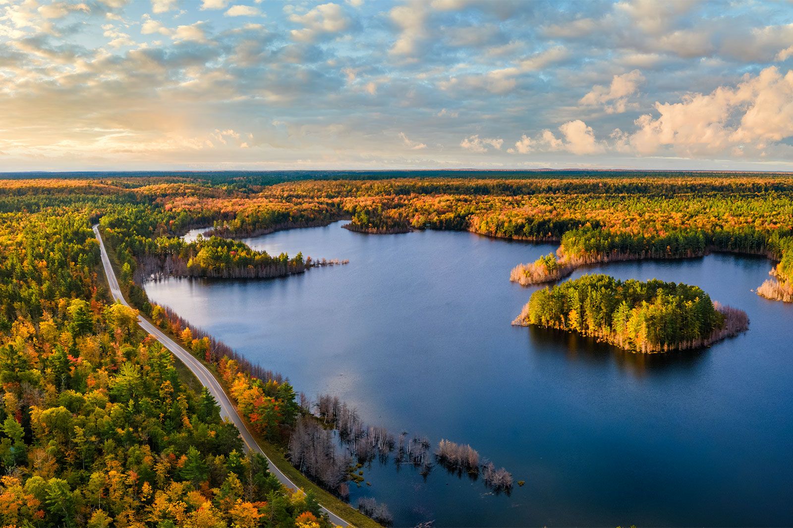 Kingston Lake in Michigan.