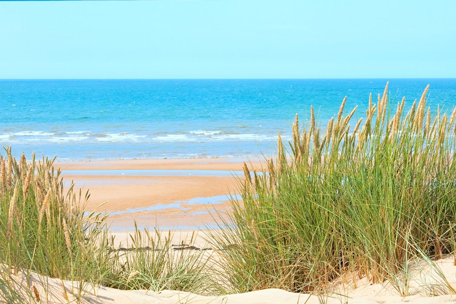 Formby Beach in Liverpool