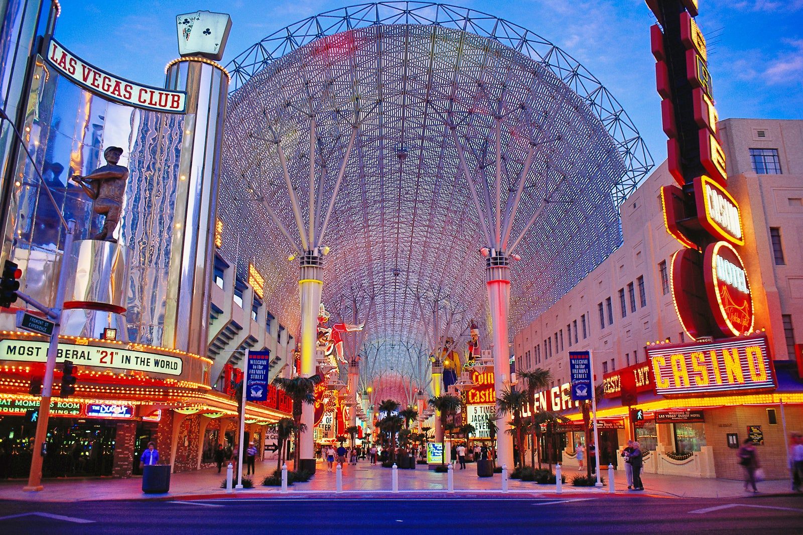 Fremont Street in Las Vegas 