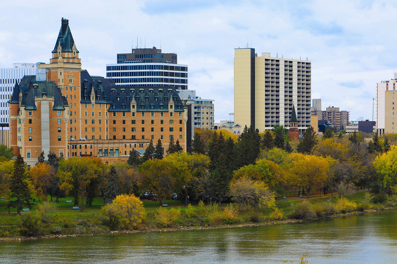 Saskatoon city view.