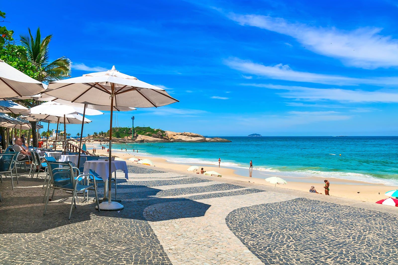 Praia do Arpoador no Rio de Janeiro