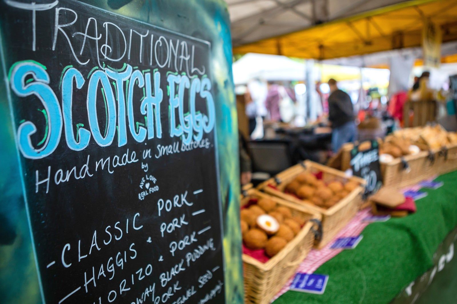 Stockbridge Market in Edinburgh
