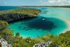 Dean’s Blue Hole in Bahamas