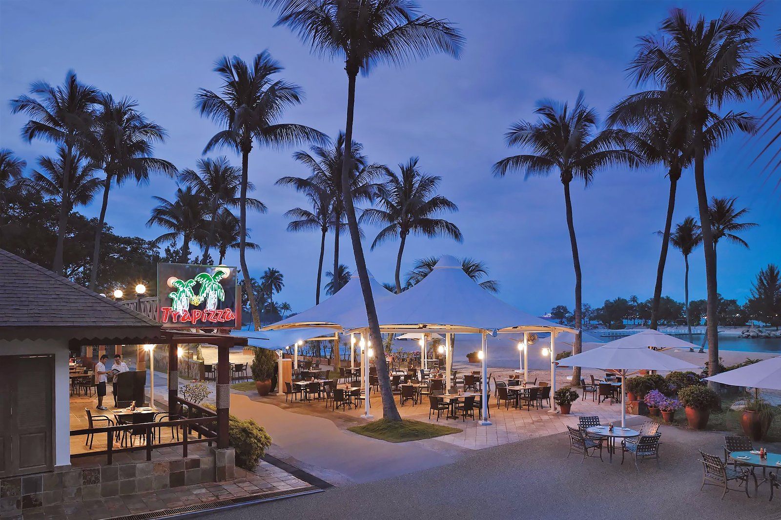 Trapizza at Shangri-La's Rasa Sentosa Resort & Spa in Singapore