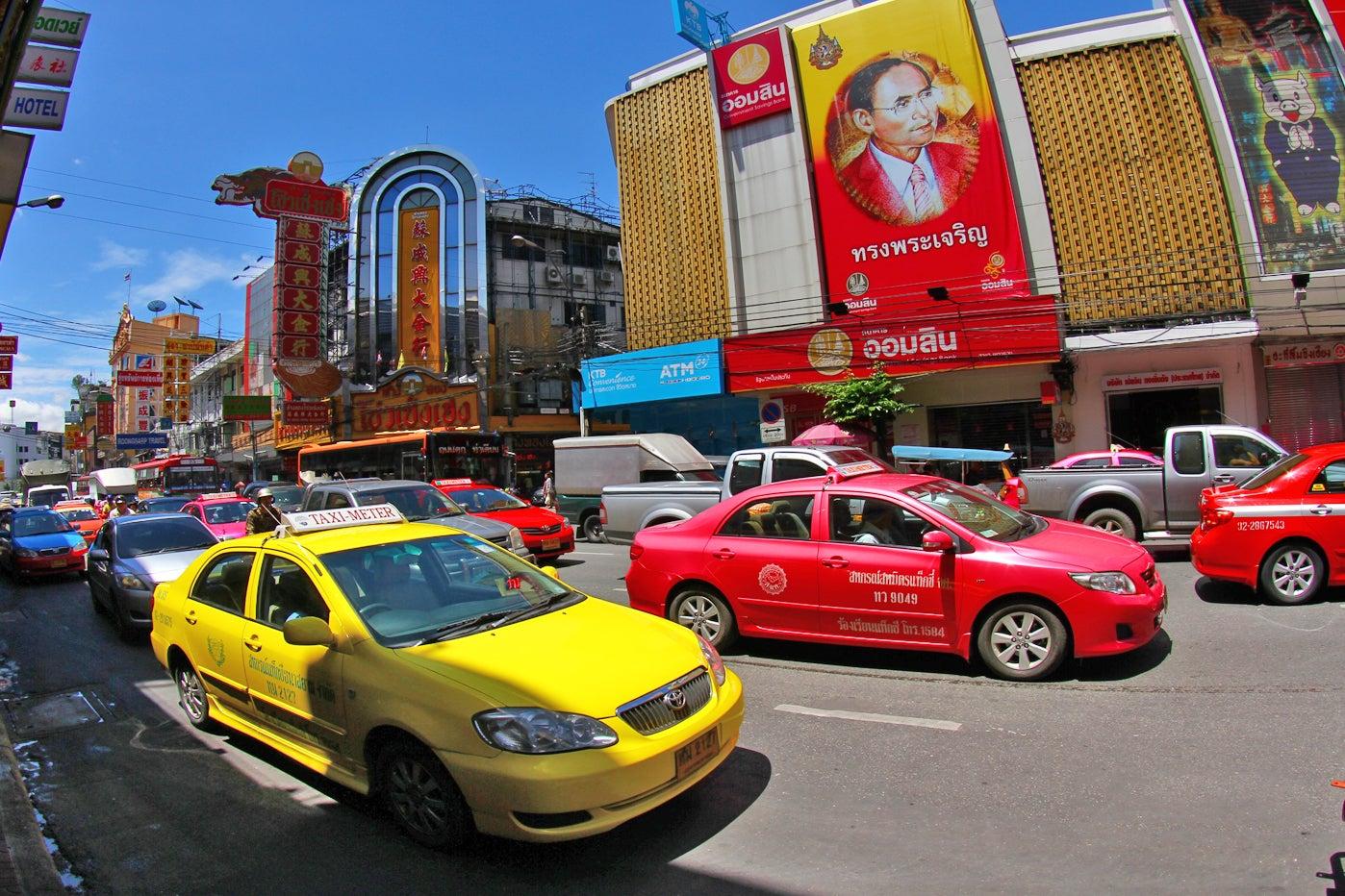 Metered taxis in Bangkok