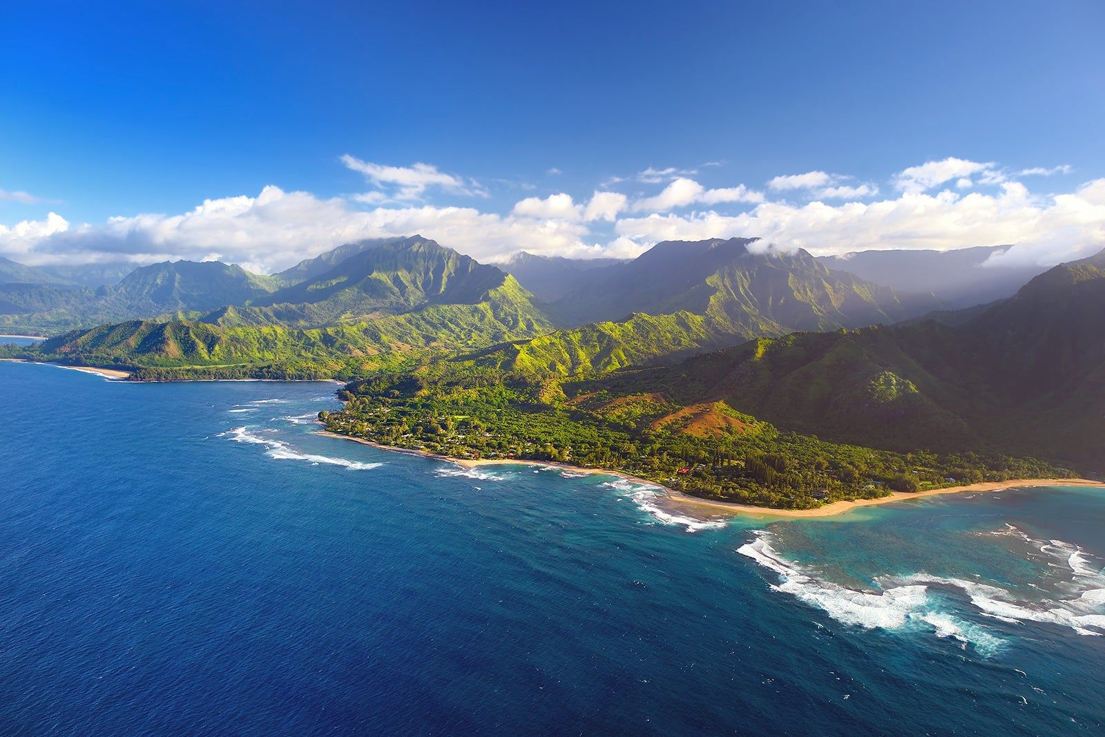Kauai aerial view