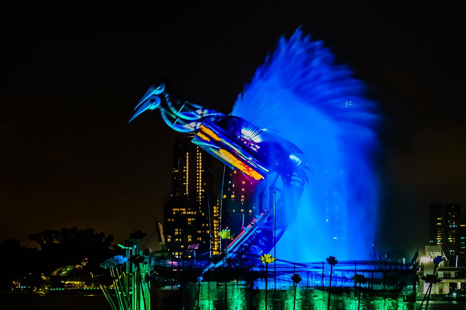 Sentosa Crane Dance in Singapore