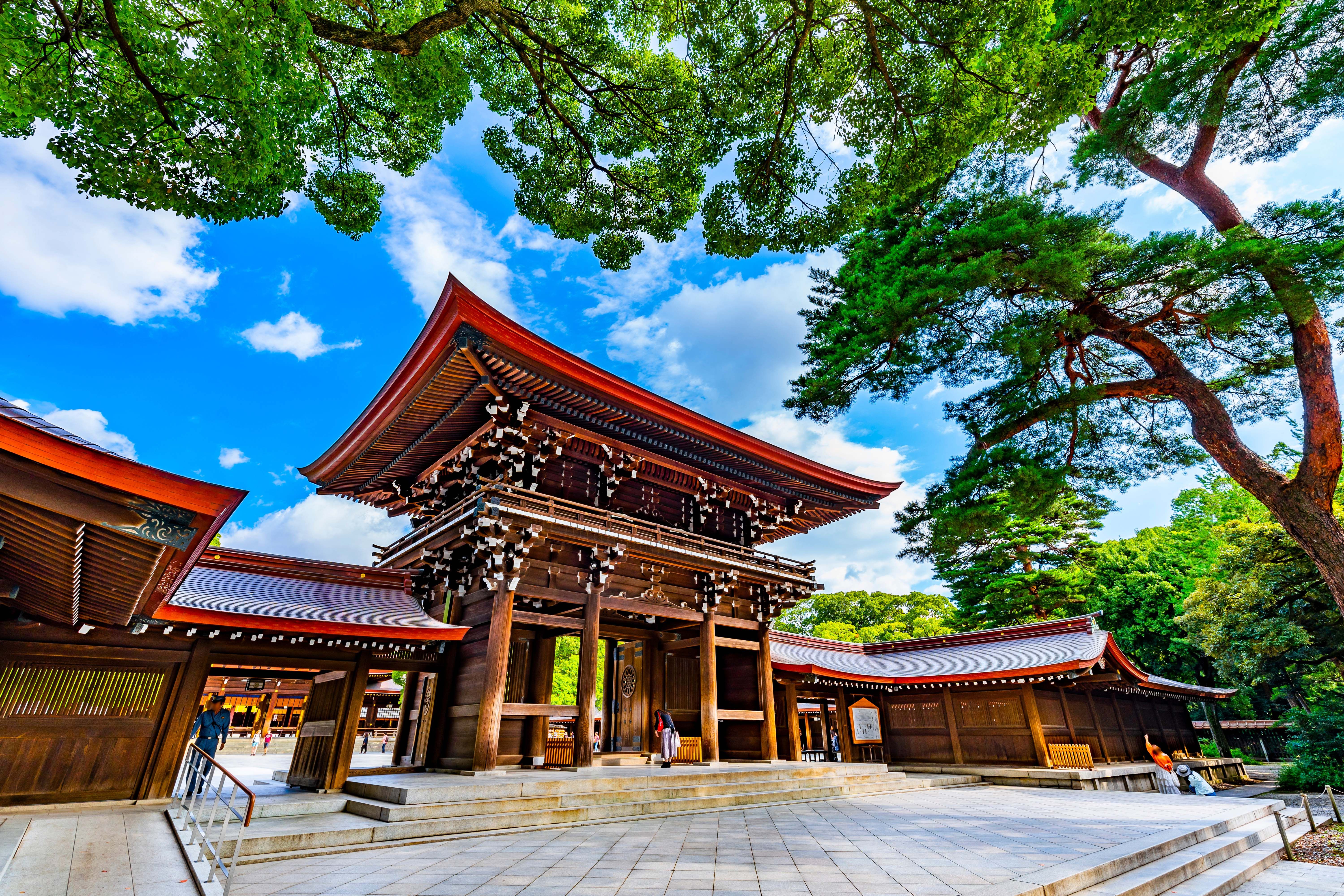 Kuil Meiji dan taman-taman Tokyo yang tenang