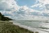 Windy day at Lake Michigan near Arcadia, Michigan