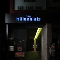 The front entrance of The Millennials Shibuya hotel in Tokyo, Japan