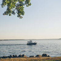 A fishing boat on Puget Sound, Seattle