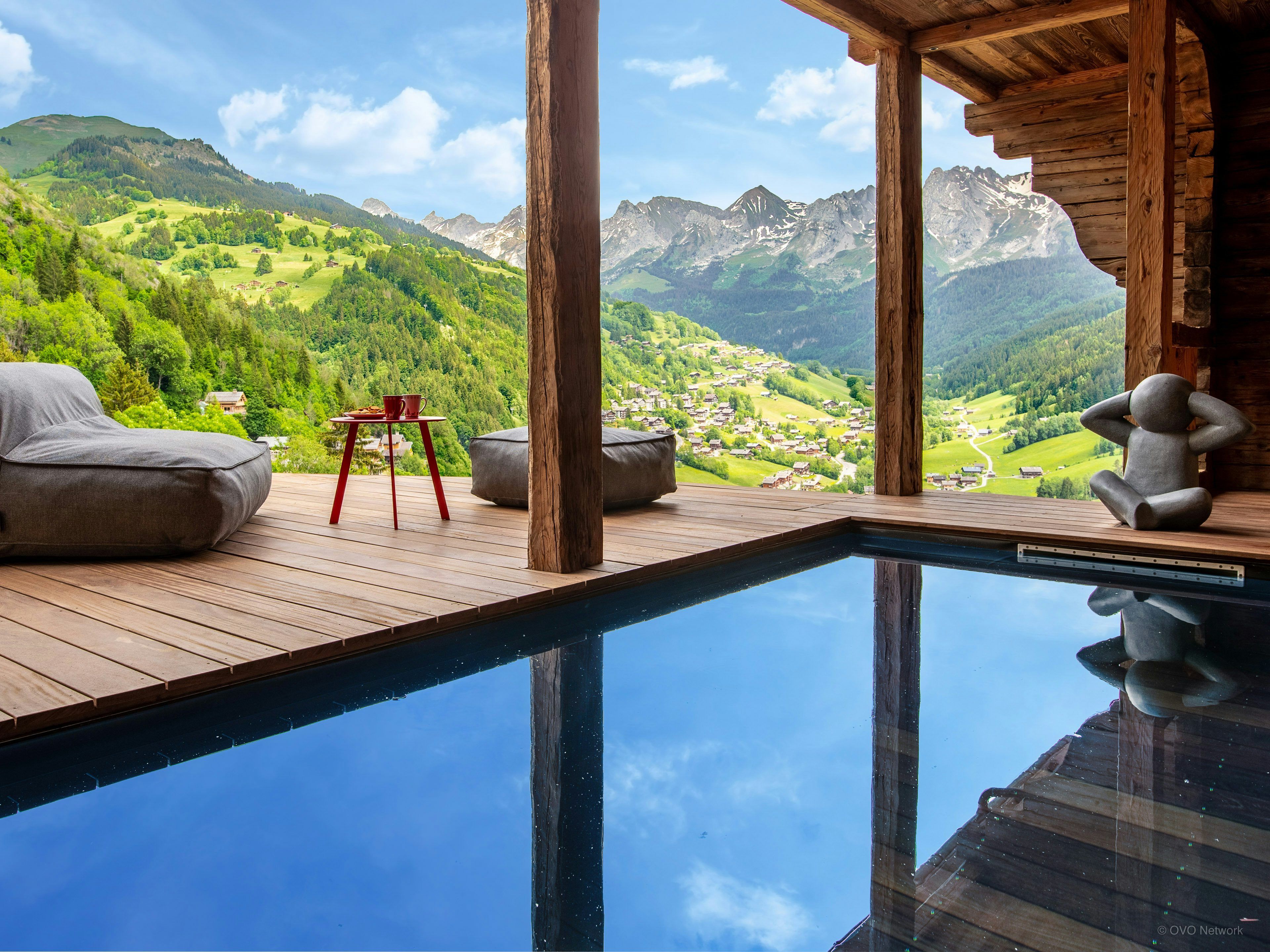 Chalet Happyview - Le Grand Bornand, Haute-Savoie - Piscine