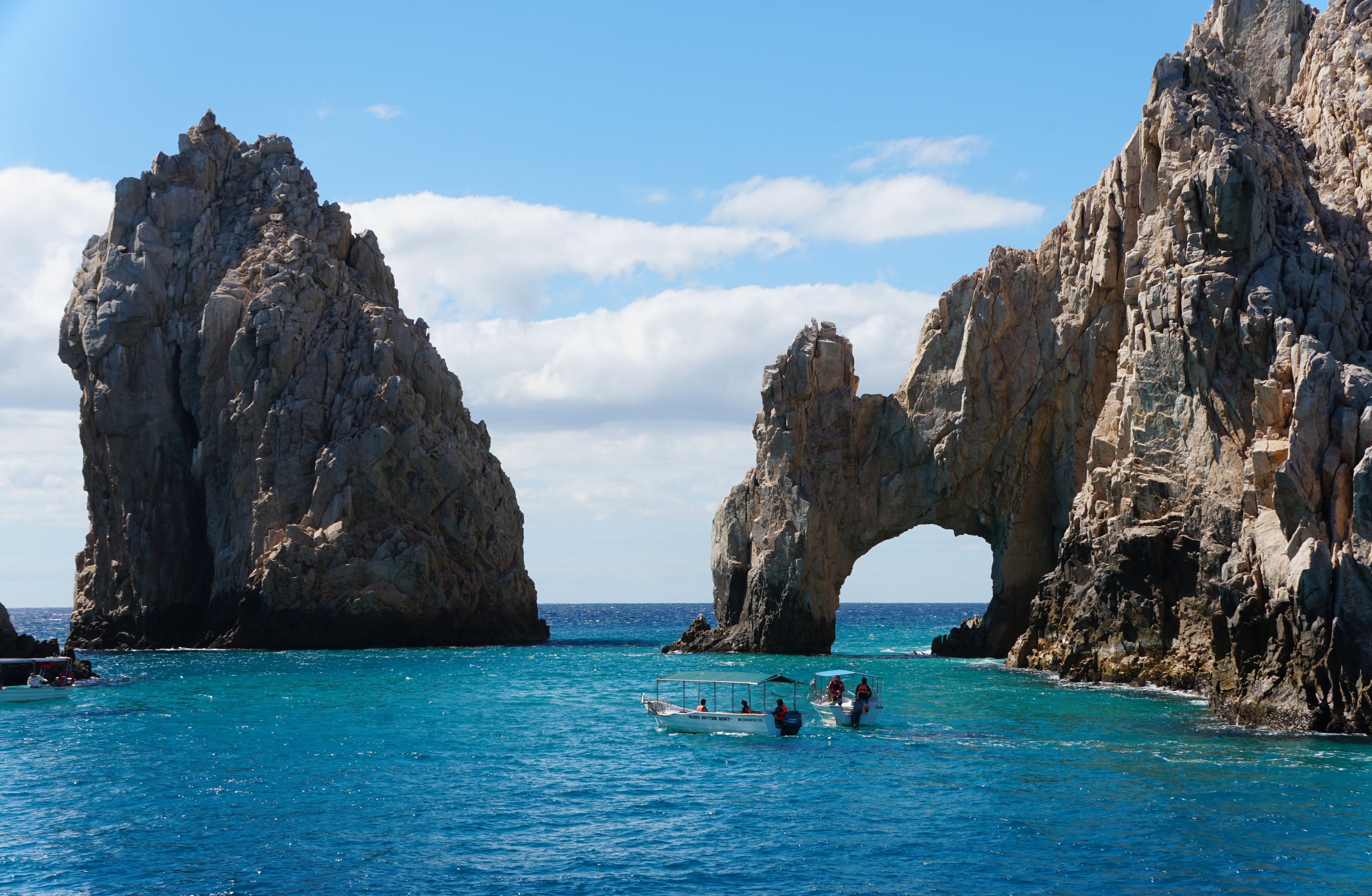 The famous Cabo Arch off the coast of Baja California