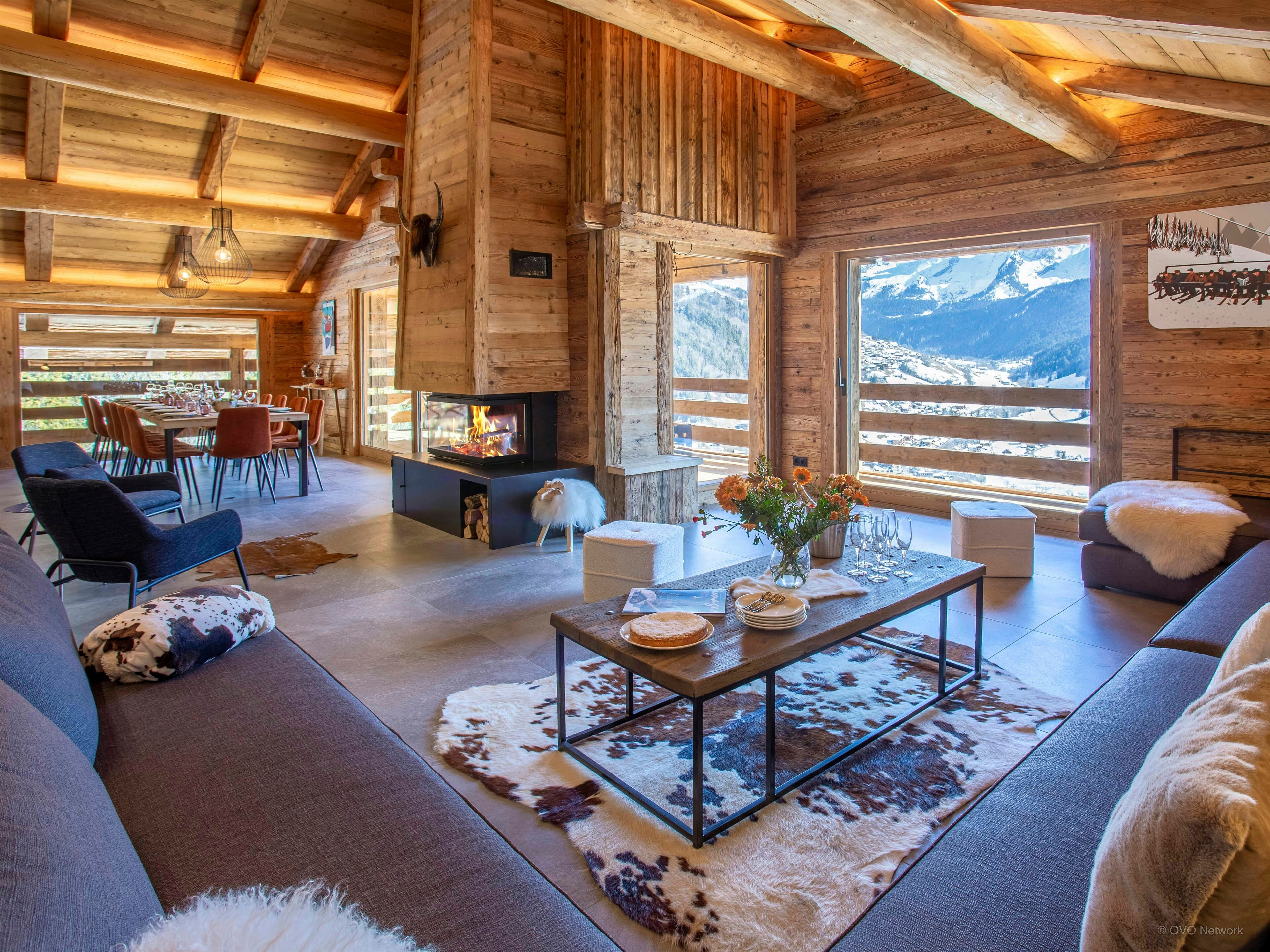 Chalet Happyview - Le Grand Bornand, Haute-Savoie - Salon