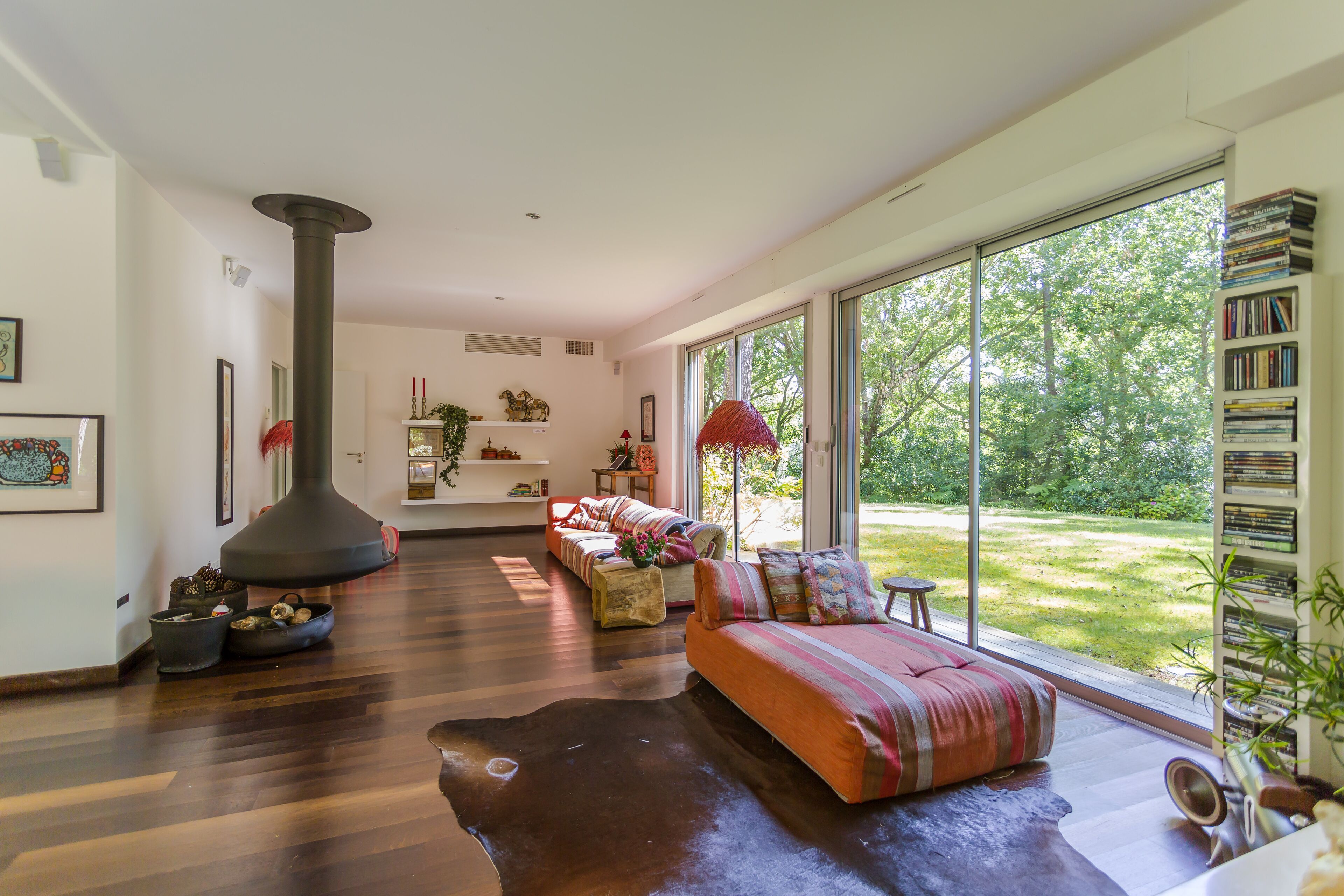 Villa moderne en bois - Biscarosse, Landes - Salon