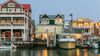 Rockland Harbor in coastal Maine