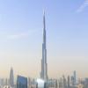 The 2,716-foot Burj Khalifa towers over Dubai's skyline
