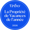 La Propriété de Vacances de l'Année 2026 Badge