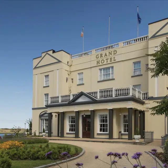 The exterior of the Grand Hotel Malahide in North Dublin, ireland