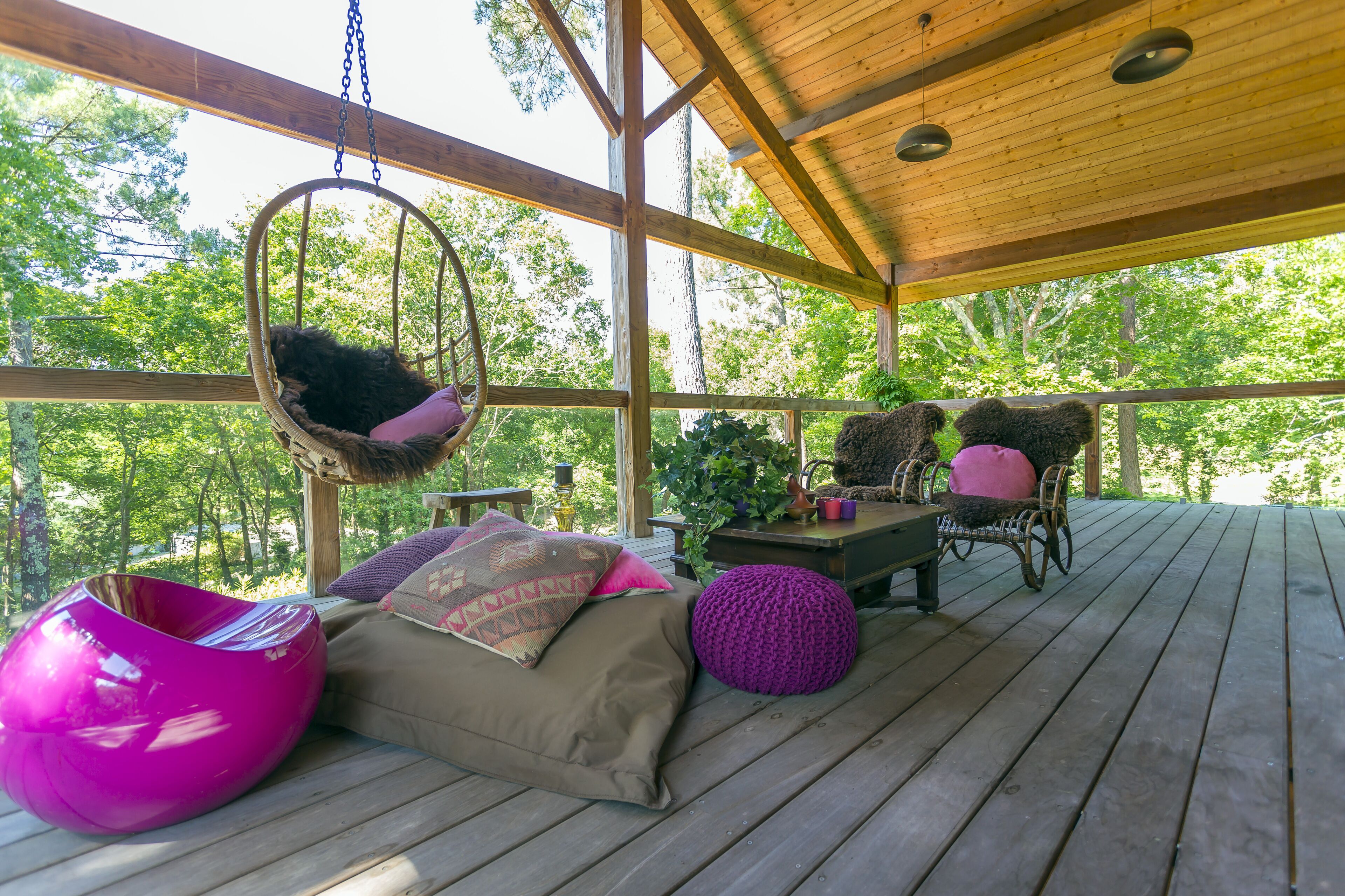 Villa moderne en bois - Biscarosse, Landes - Espace extérieur