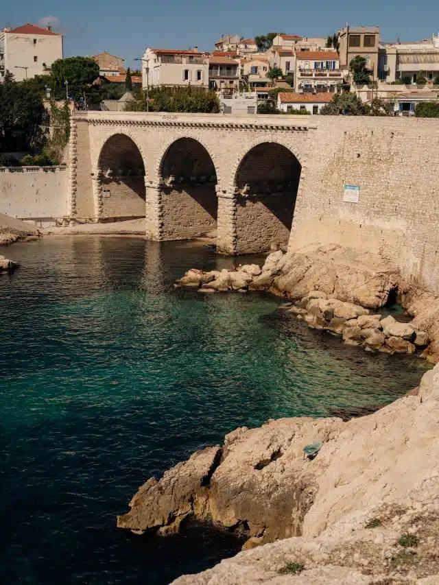 The Pont de la Fausse Monnaie, or “Bridge of Counterfeit Money”, in Marseille, France