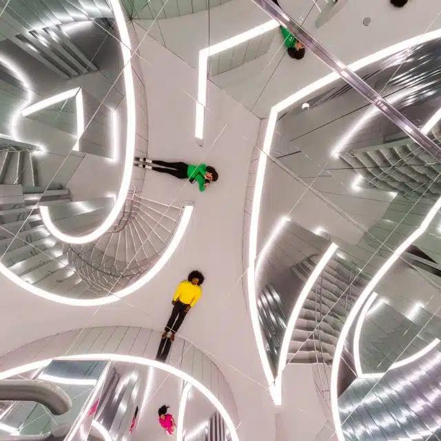 A maze and mirrors make up Es Devlin’s A Forest of Us at Superblue Miami