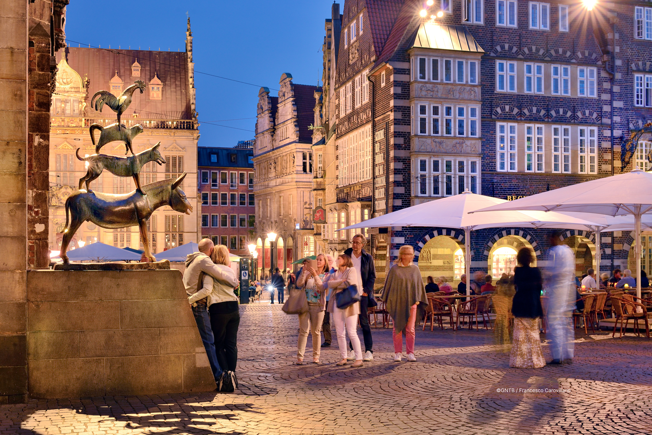 Evening by Bremen’s Town Musicians
